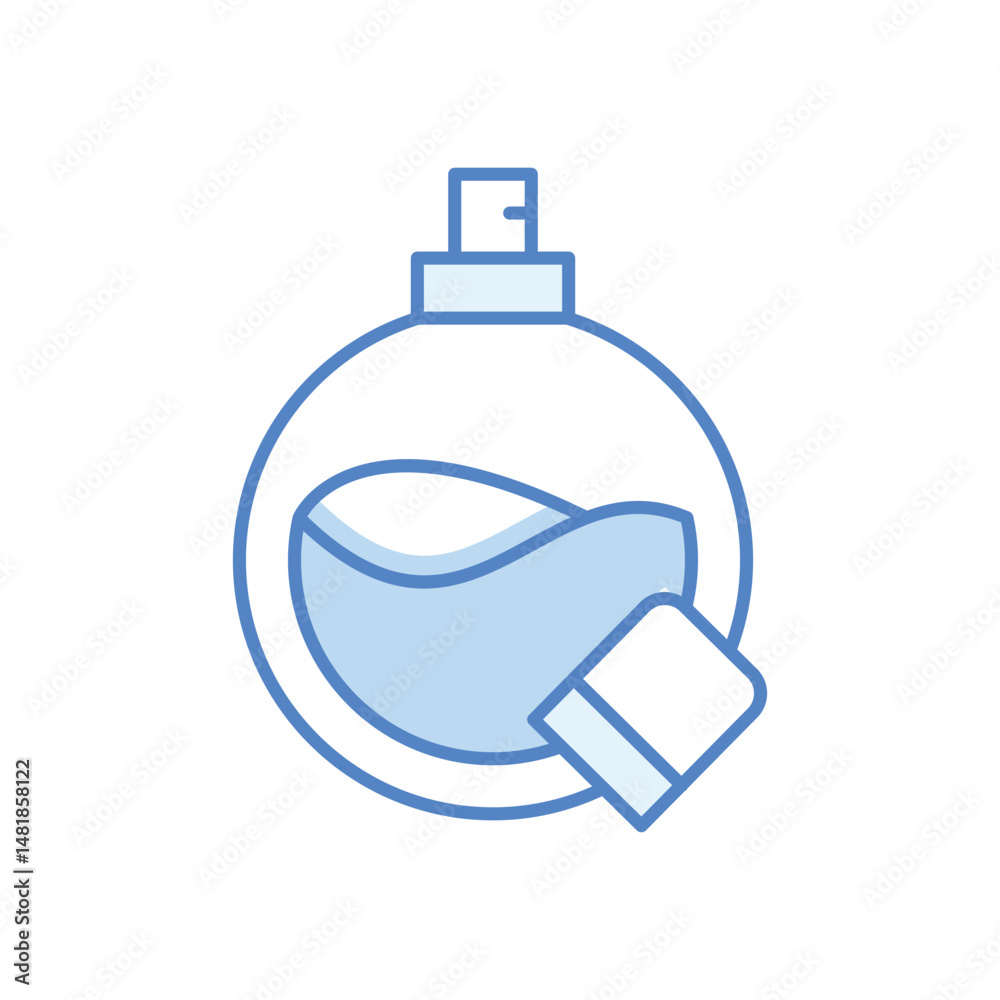 Fototapeta premium Perfume Bottle Vector icon