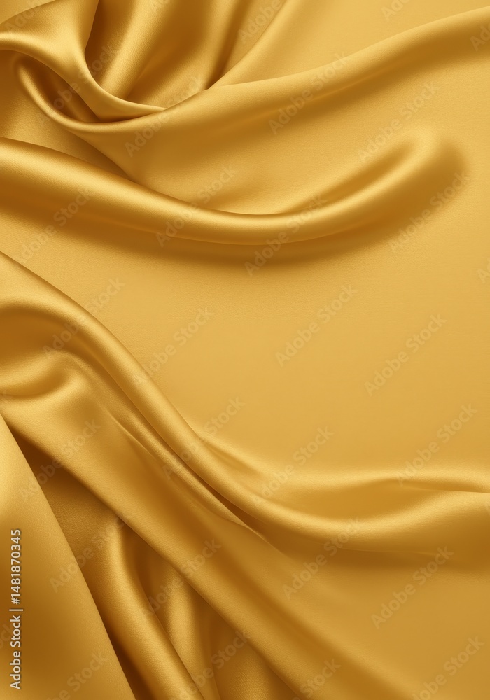 Fototapeta premium Abstract Background Golden Silk Satin Fabric Texture