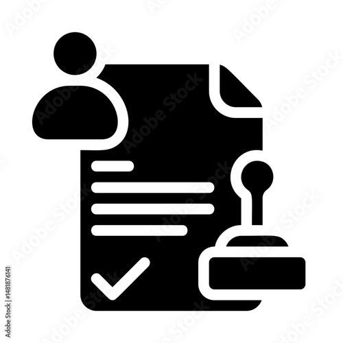 Committee approval Solid Icon