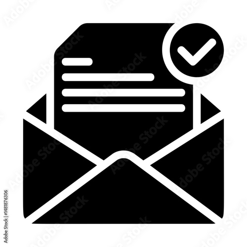 Email verified Solid Icon