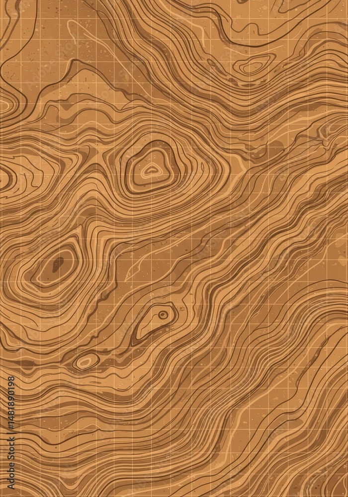 Abstract Background Illustration of Pixel Art Topographic Map Abstract Background Illustration of Pixel Art Topographic Map