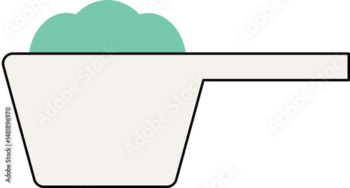 spoon of washing powder 