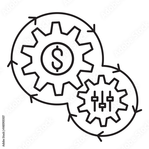 price optimization icon vector