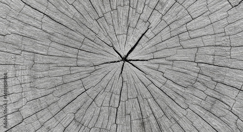 Fototapeta premium Abstract Background Photo of Gray Cracked Wood Texture