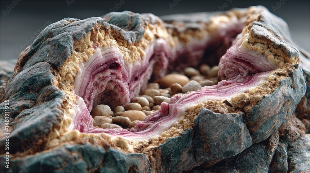 Obraz premium Dried seafood, a salty market ingredient