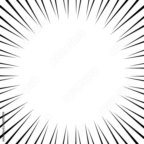 Comic Action Speed Frame