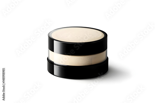 Cylindrical container two tone layers product shot