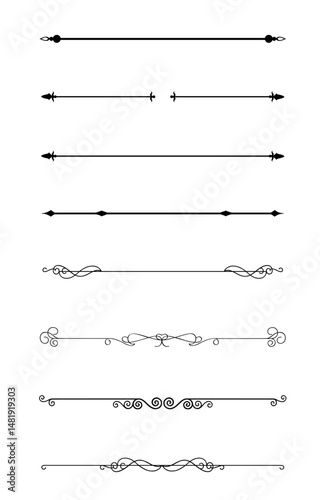 Flourishes Calligraphic Ornaments and Frames