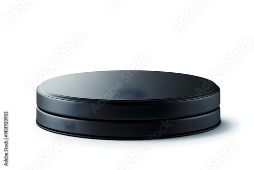 Dark gray cylindrical object