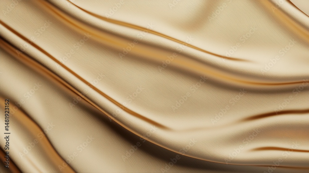 Obraz premium Abstract Golden Silk Fabric Texture Background golden silk fabric texture background abstract gold