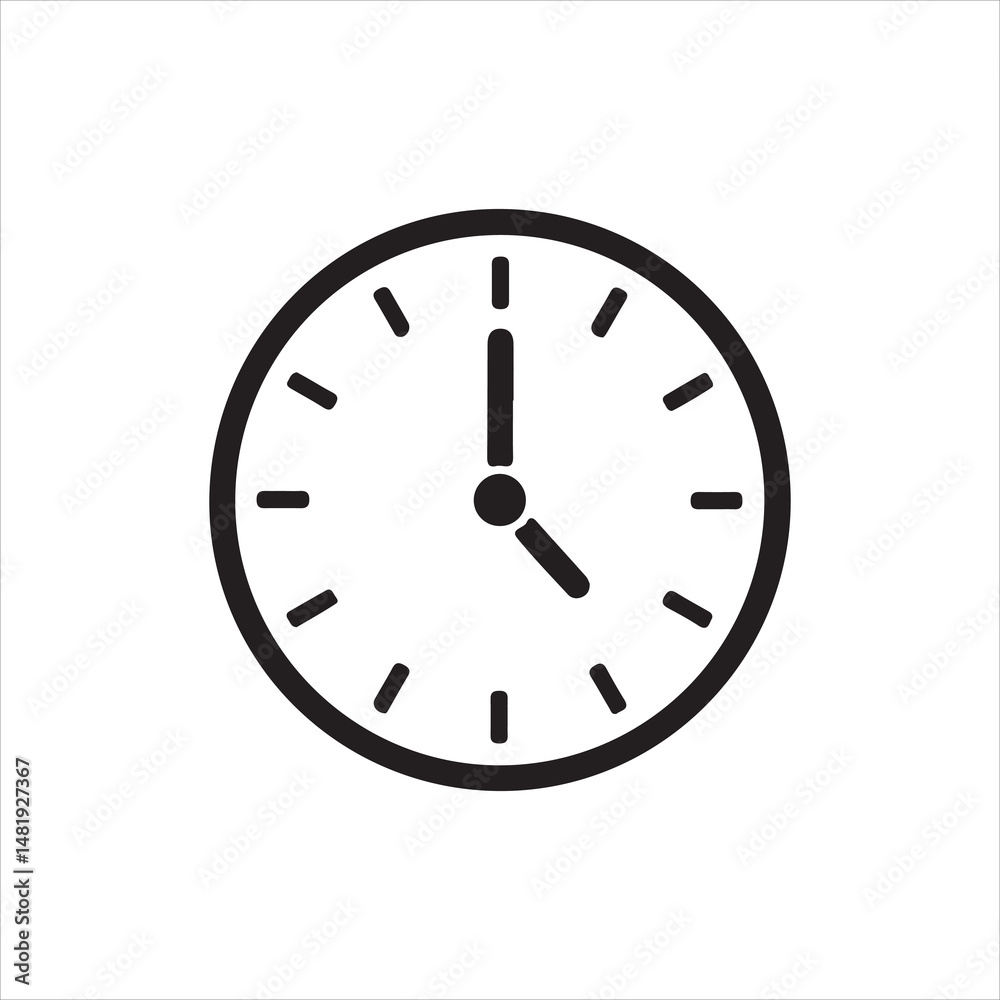 clock isolated on white background clock isolated on white background