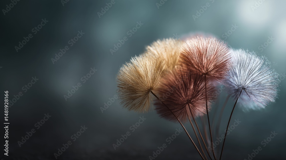 Soft Pastel Dandelions: A Dreamy Botanical Close-Up Soft Pastel Dandelions: A Dreamy Botanical Close-Up
