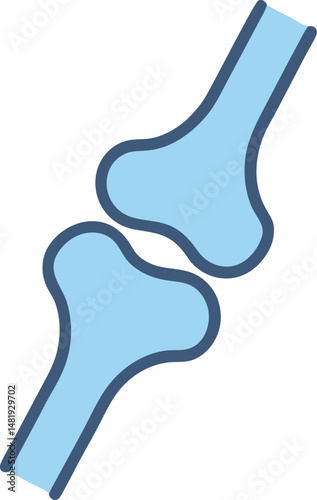 human joint thin line icon