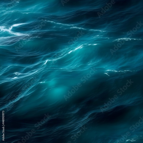 blue waves background
