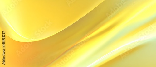 Yellow abstract background with smooth gradients and subtle hues.