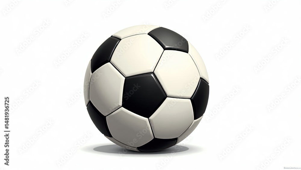 Fototapeta premium soccer ball isolated on white