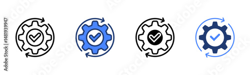 Pogress icon sheet multiple style collection