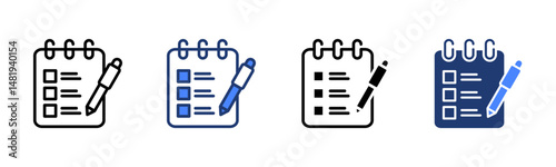 To Do List icon sheet multiple style collection