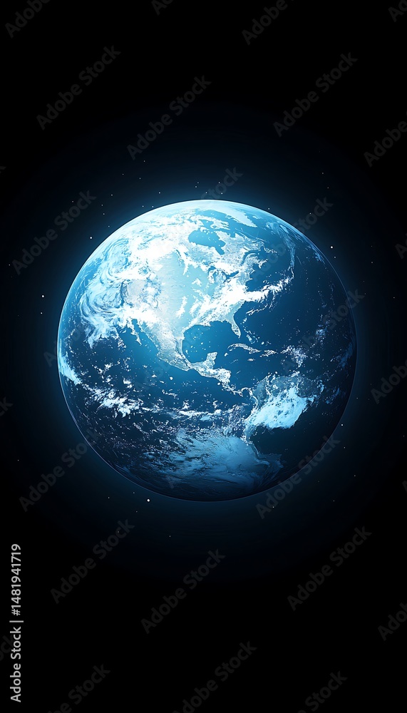 Fototapeta premium Earth in space