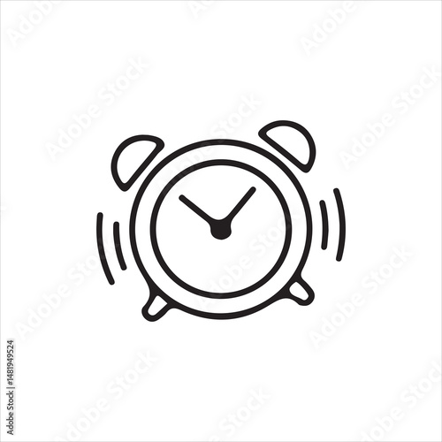 alarm clock vector illustration