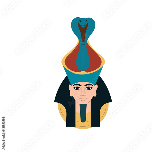 Amun god peeking, Ancient