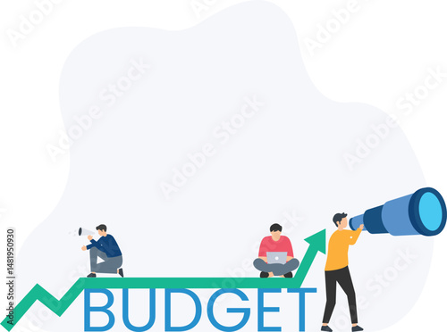 Budget vision or financial forecasting, budget planning or resource allocation, financial strategy or cost management, revenue projection or income estimation, expense management or cost control, long