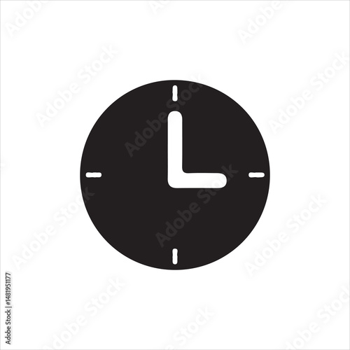 alarm clock icon vector illustration