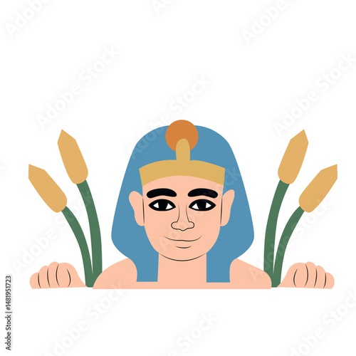 Hapi god peeking, God of the