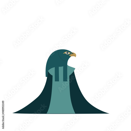 Meretseger goddess peeking,