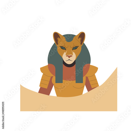 Pakhet goddess, Lion, warrior