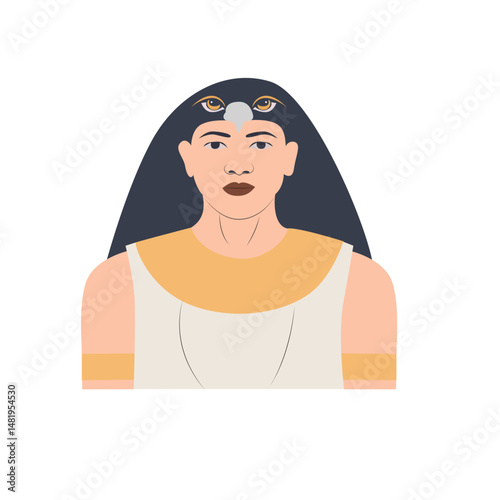 Qebehsenuef god peeking, Ancient