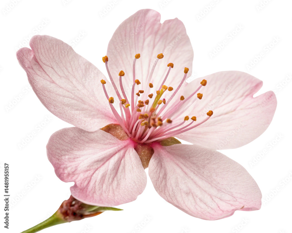 Fototapeta premium Sakura, sakura flowers isolated on white