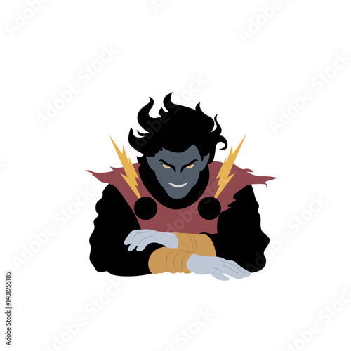 Set (Seth) god peeking, God of