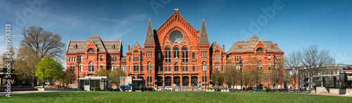 Cincinnati Ohio Music Hall Washington Park Over-The-Rhine panorama