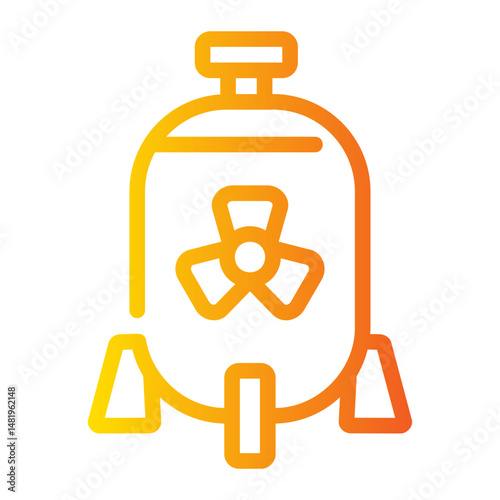 reactor Line Gradient Icon