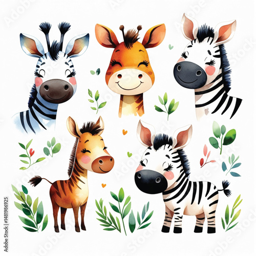 set of animals