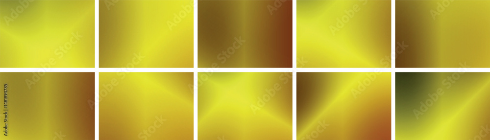 Naklejka premium Abstract Gradient Square Collage Yellow And Gold For Modern Luxurious Backdrop Or Design Element