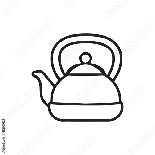 teapot isolated on white background