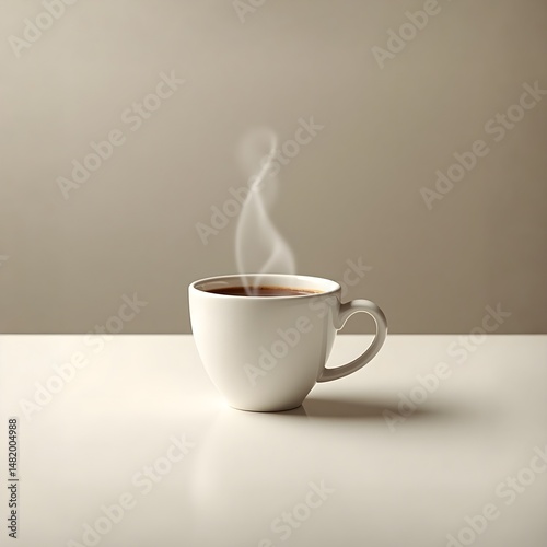 cup of coffee on the table