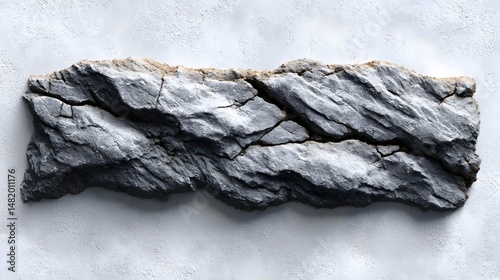Natural marble sheet in white with gray veining, with natural gradients and variations