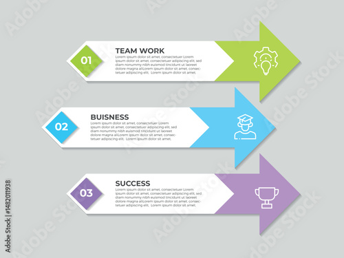 The Biggest Infographics for 3 steps or option. such as diagrams, charts, timelines, arrows, puzzle elements etc.
