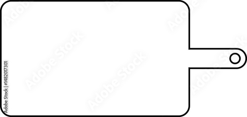 The cutting board icon. Chopping Board symbol. Black Vector isolated on transparent background. Kitchen tool for cooking, web and app. Food and vegetable, cut symbol