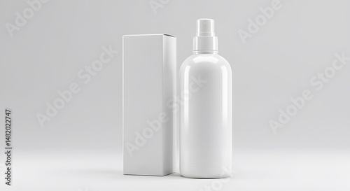 White containers for product mockup