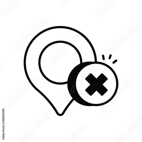 Waypoints Vector icon