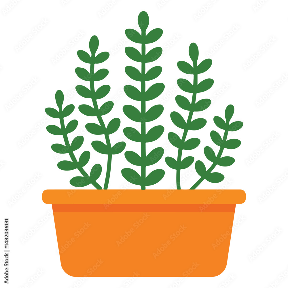 Fototapeta premium Plant illustration, Colorful Garden Plant vector, Colorful Gardening Clipart, Gardener design sublimation 