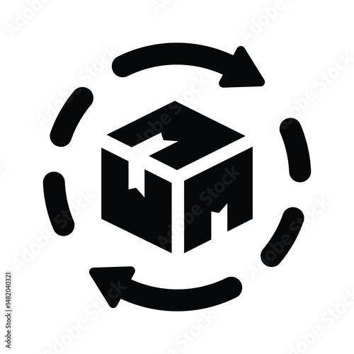 Delivery process icon