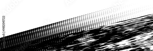 ink brush touch. black ink brush strokes frame. Black ink background painted by brush. modern