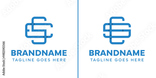 Letters SE and ES Plus Medical Logo, symbolizing health, care, and balance