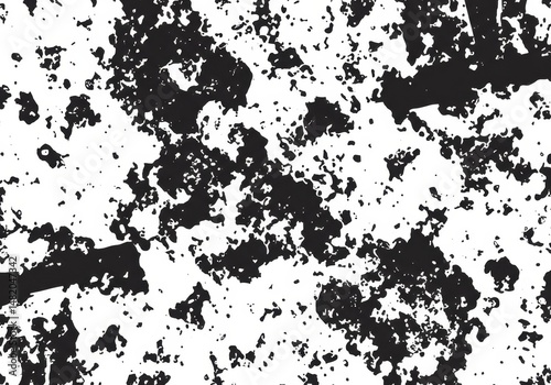 Grunge Black White Texture Background Abstract Overlay