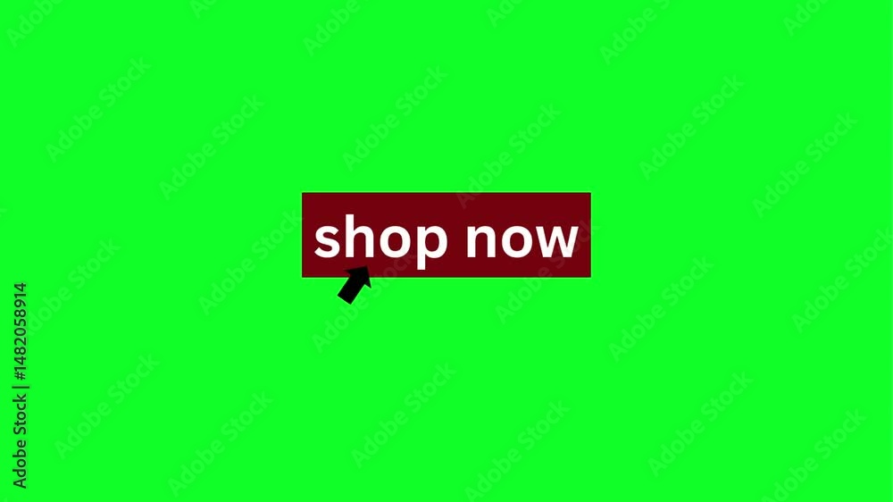 Shop now button animation on a green screen background
Shop now button animation on a green screen background